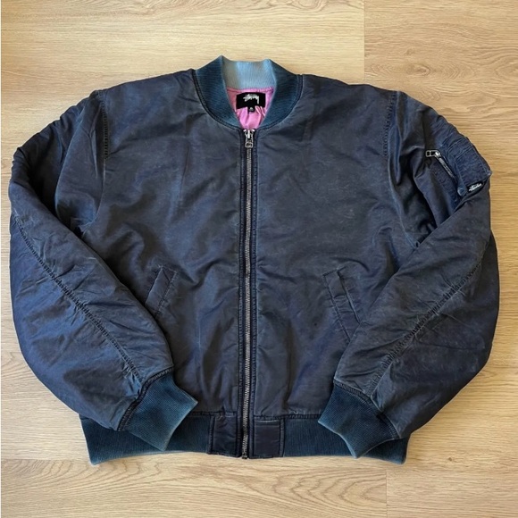 STUSSY Brand NEW Bomber jacket with tags NWT - Picture 9 of 12